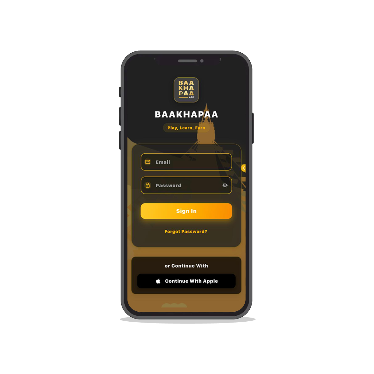 Baakhapaa app phone preview